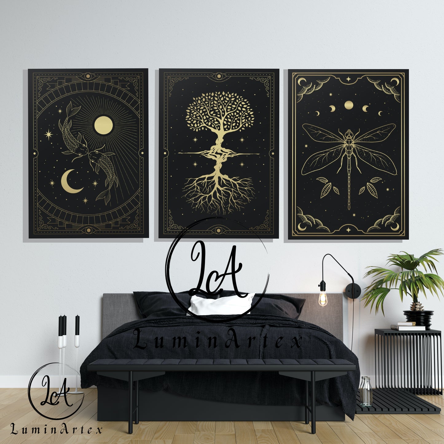 Cuadros X 3 Mockups