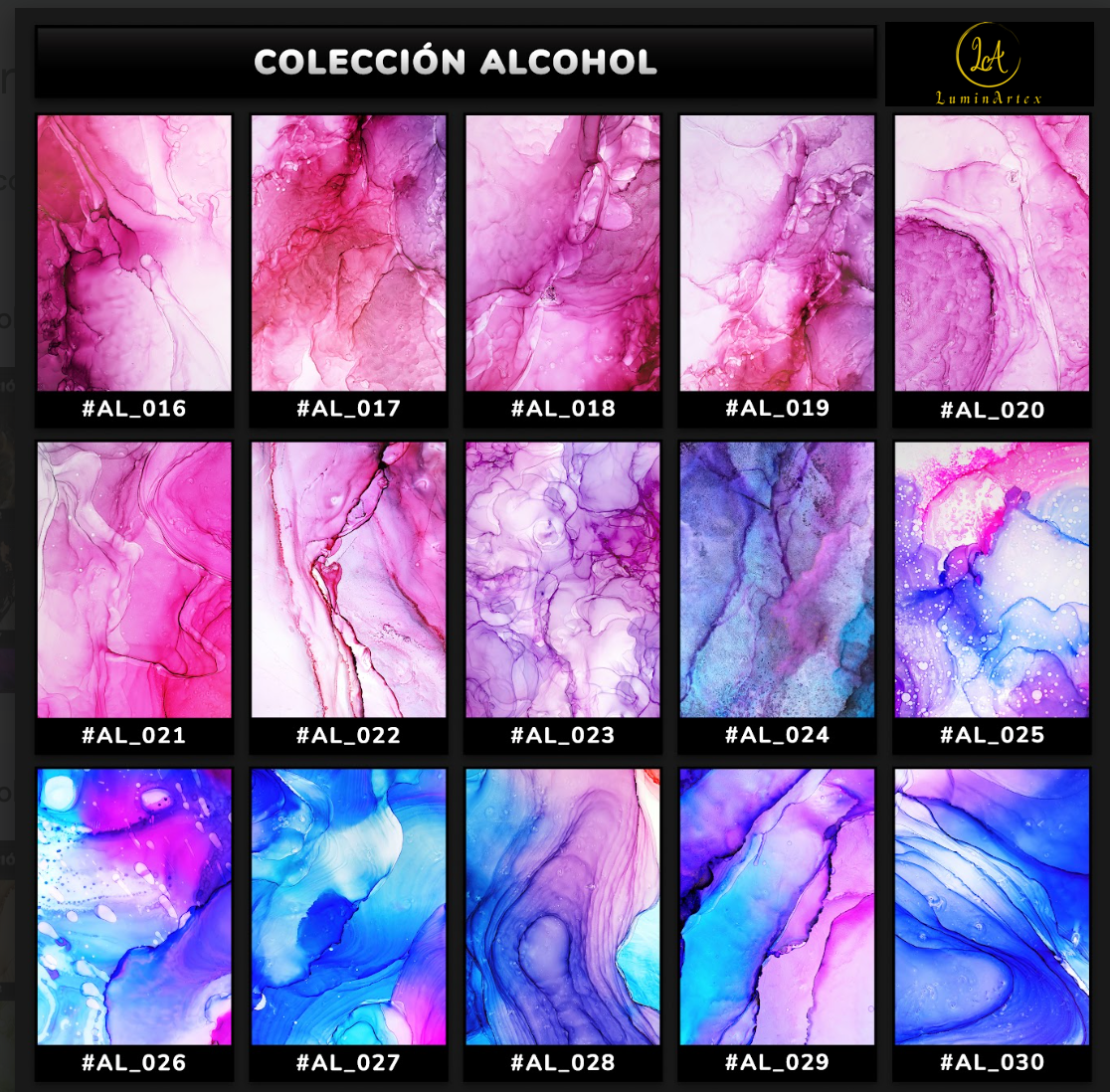 Catálogo Alcohol Ink