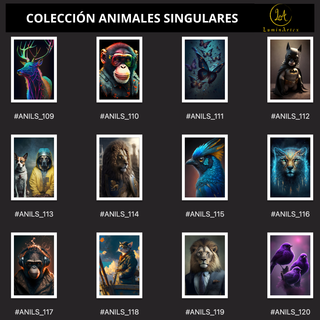 Catálogo Animales Singulares