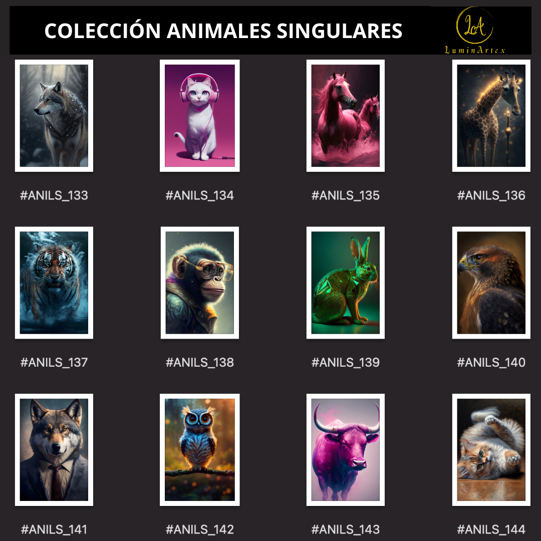 Catálogo Animales Singulares