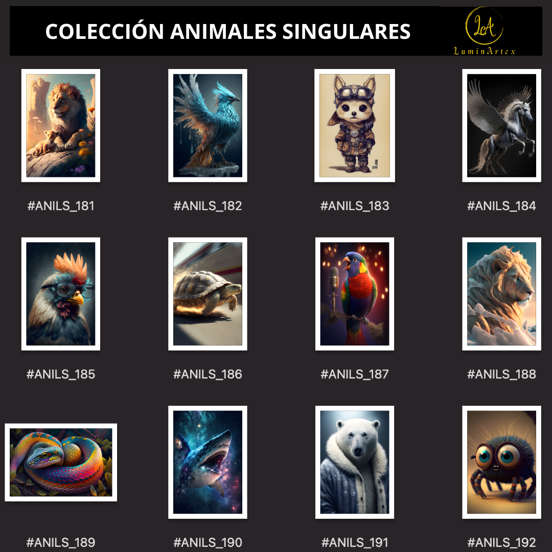 Catálogo Animales Singulares