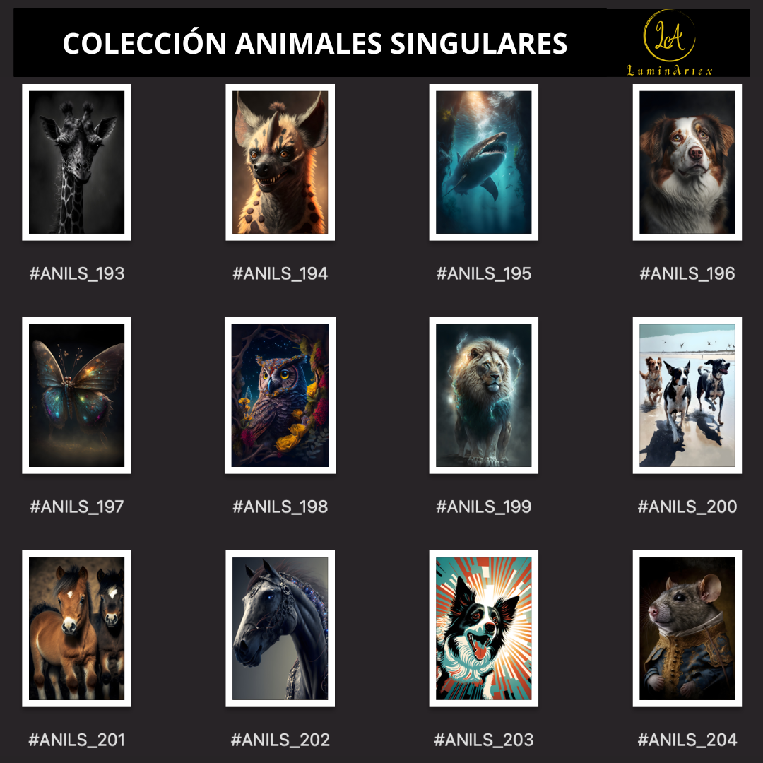 Catálogo Animales Singulares