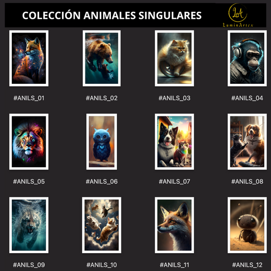 Catálogo Animales Singulares