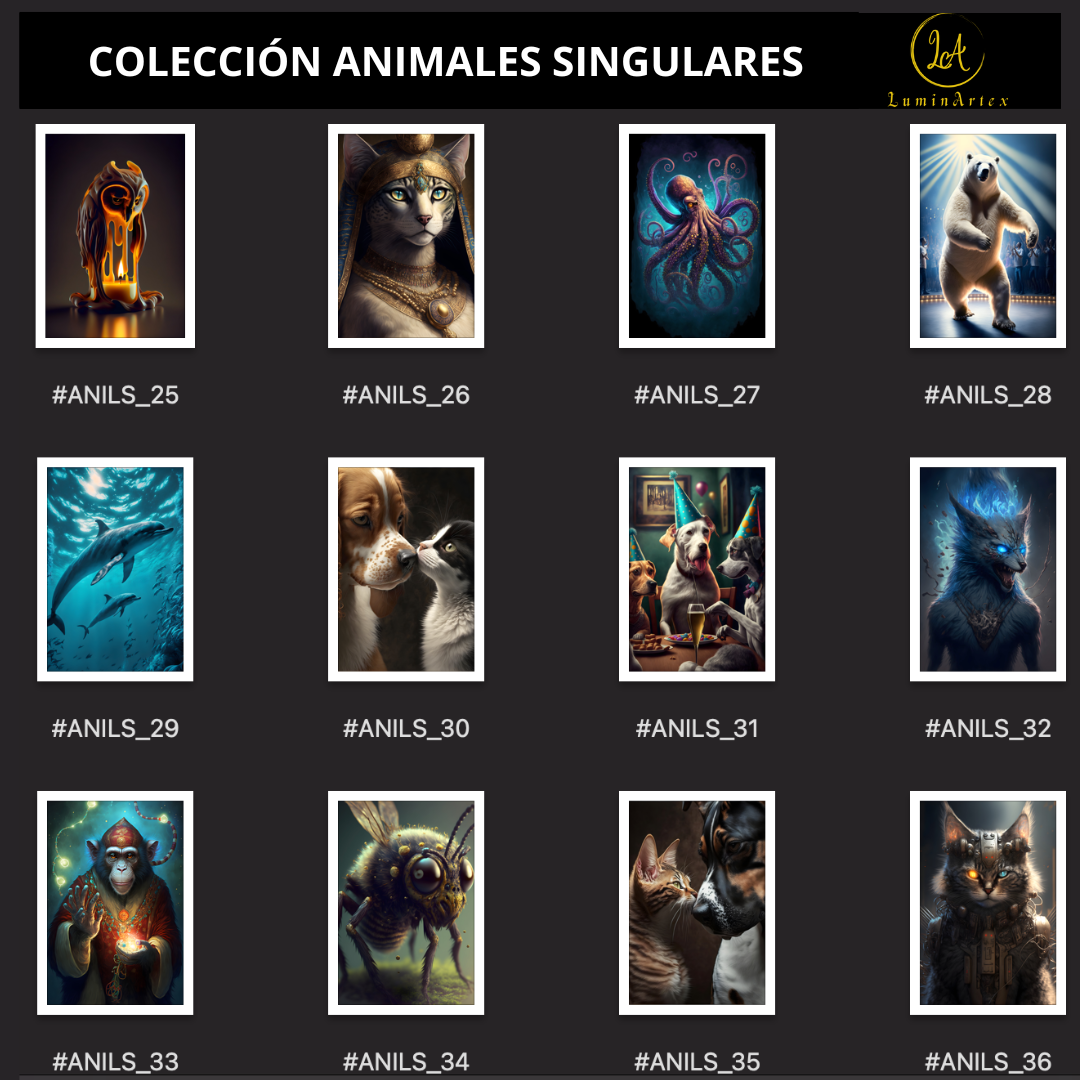 Catálogo Animales Singulares