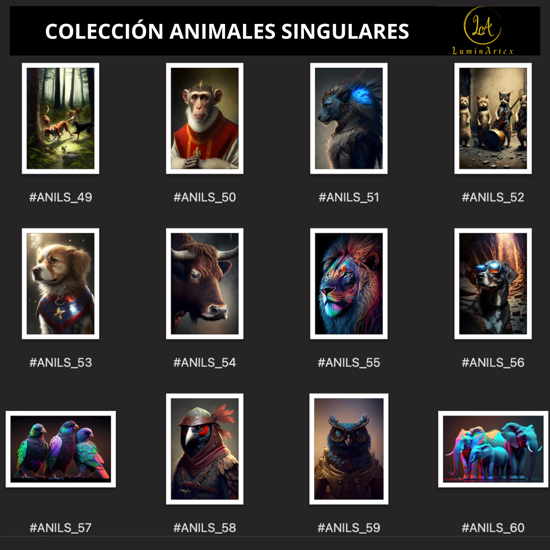 Catálogo Animales Singulares