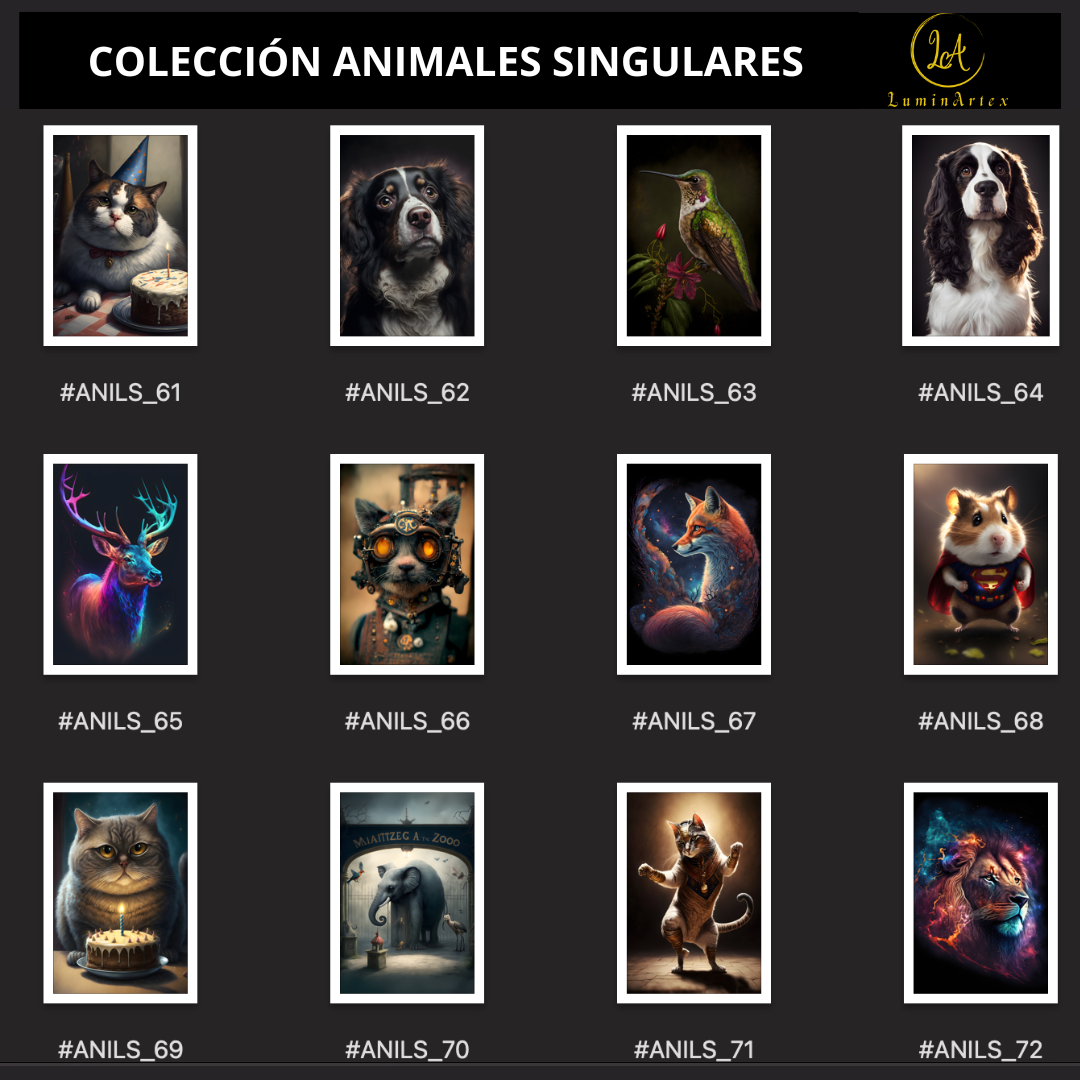 Catálogo Animales Singulares