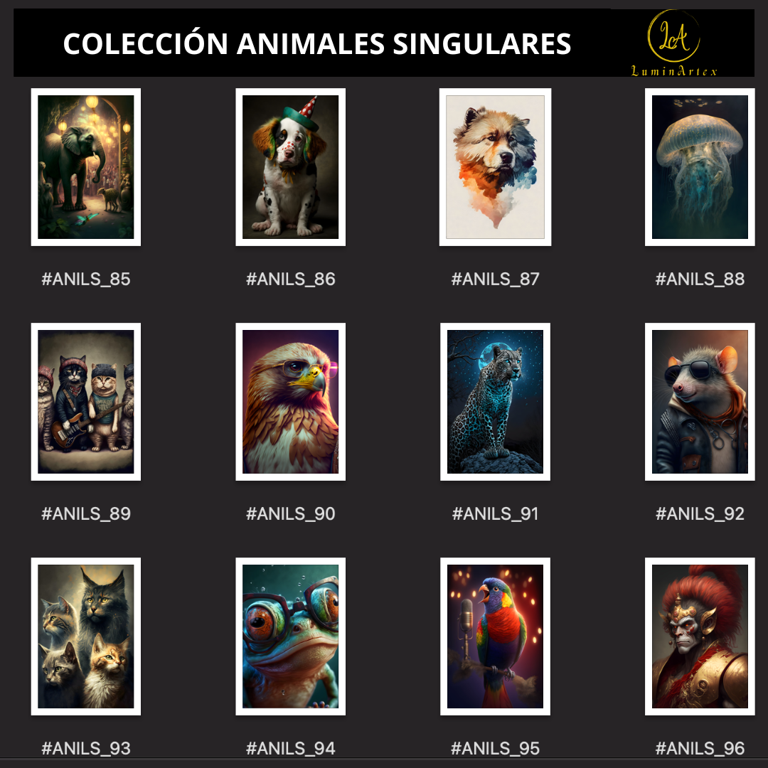 Catálogo Animales Singulares