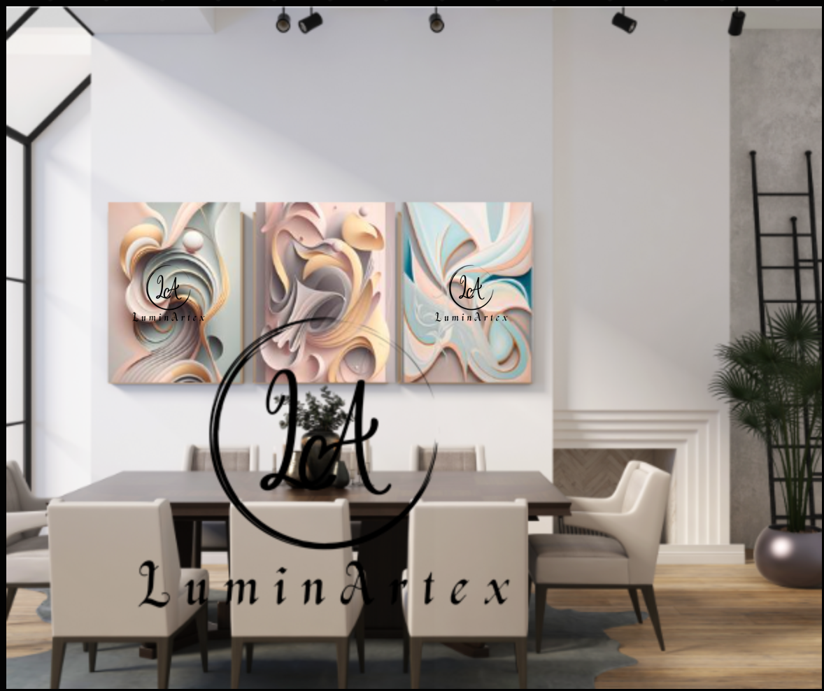 Cuadros X 3 Mockups