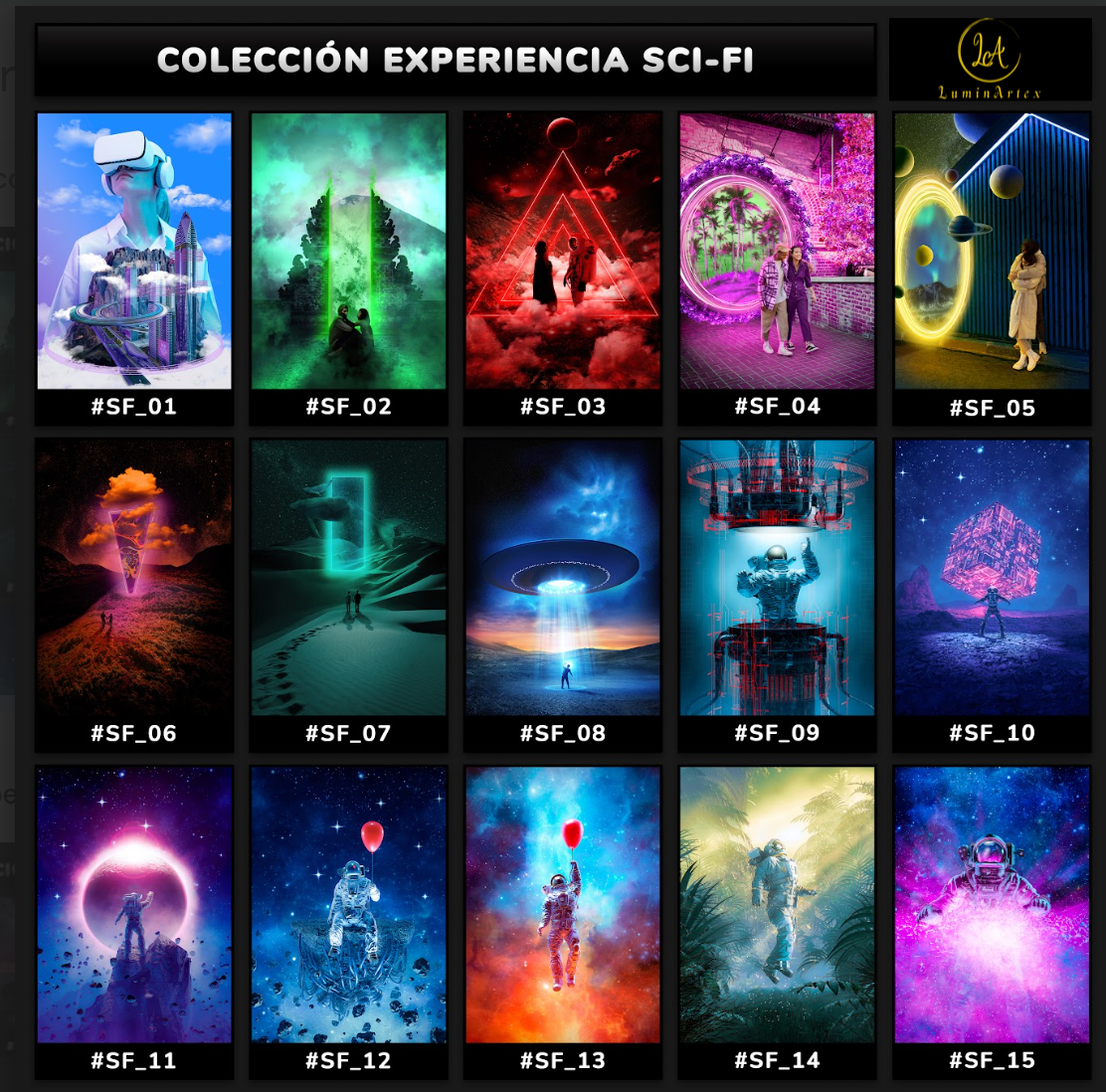 Catálogo Experiencia SCI-FI