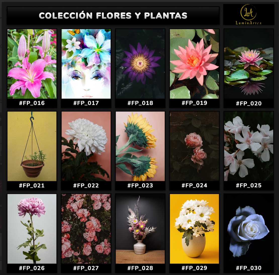 Catálogo Flores y Plantas