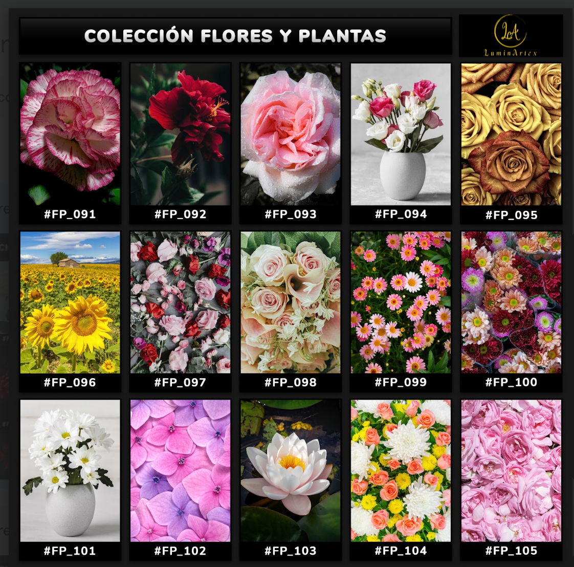 Catálogo Flores y Plantas