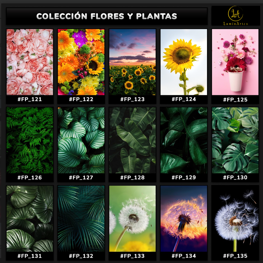 Catálogo Flores y Plantas