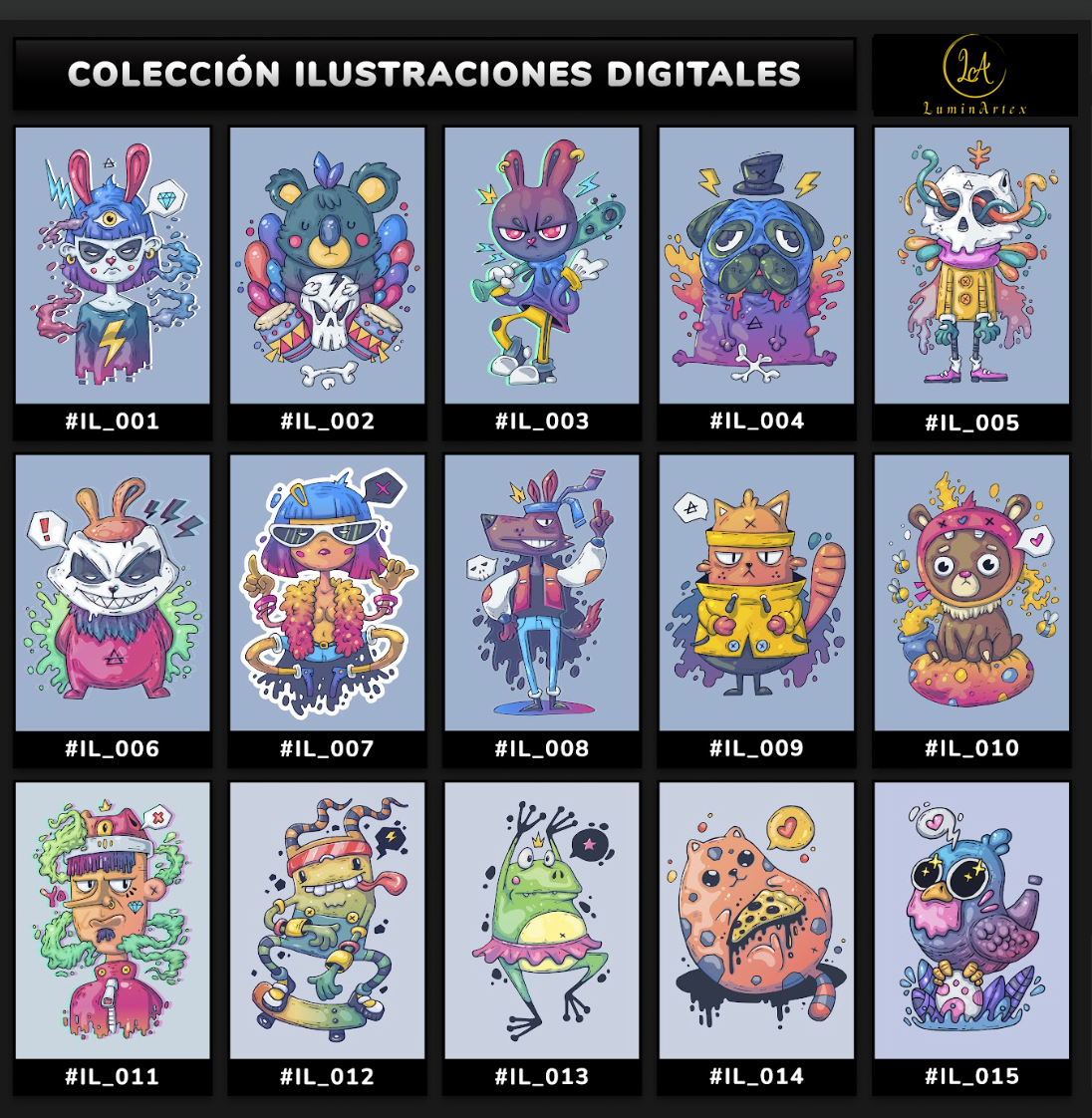 Catálogo Ilustraciones Digitales