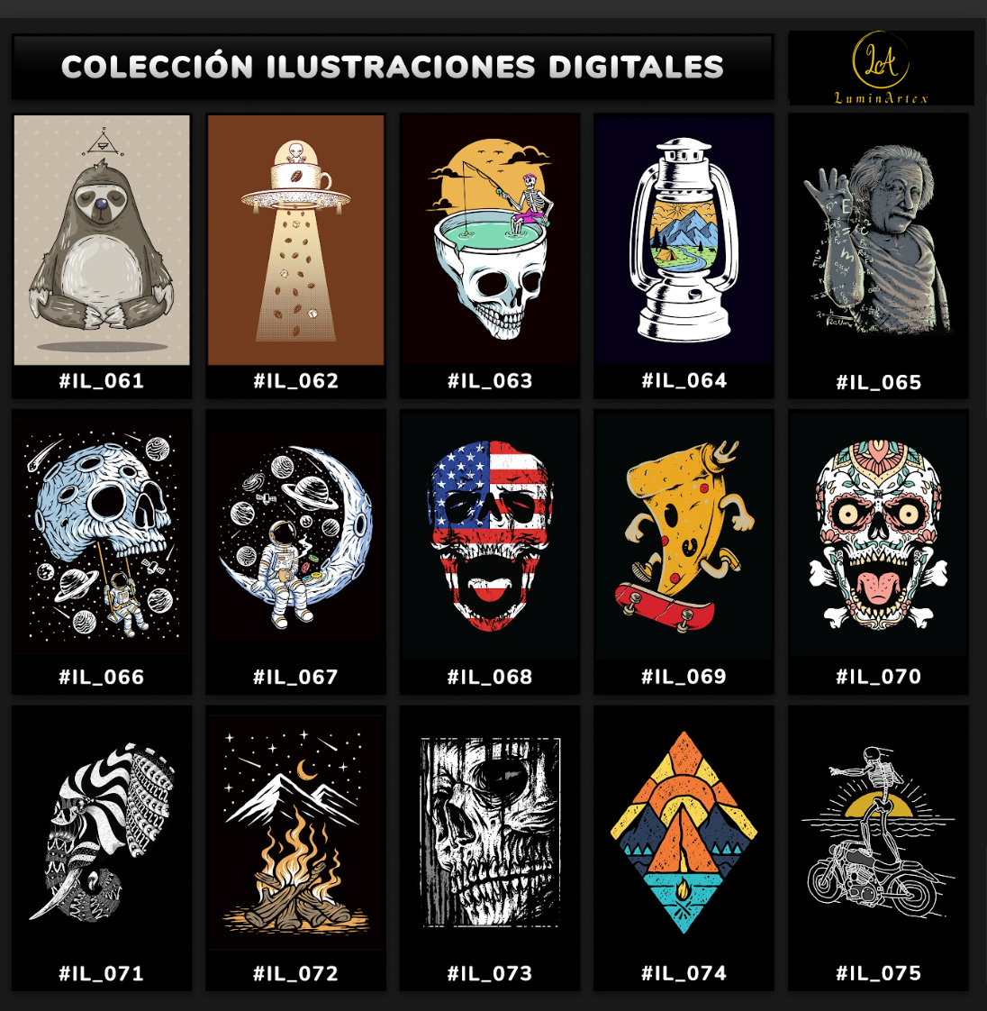 Catálogo Ilustraciones Digitales