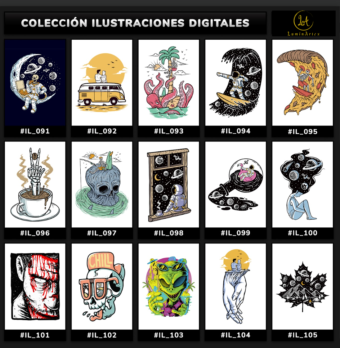 Catálogo Ilustraciones Digitales