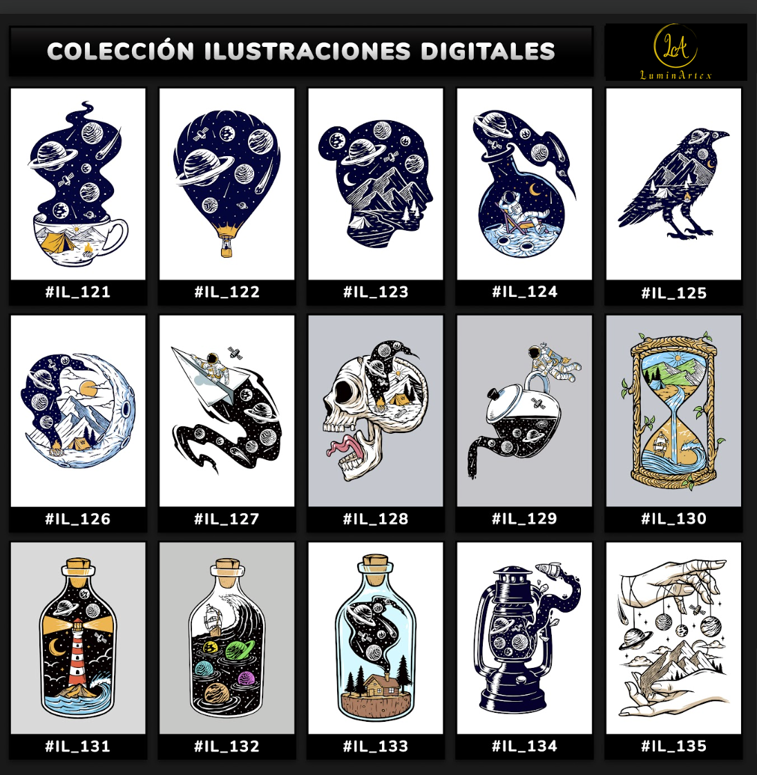 Catálogo Ilustraciones Digitales