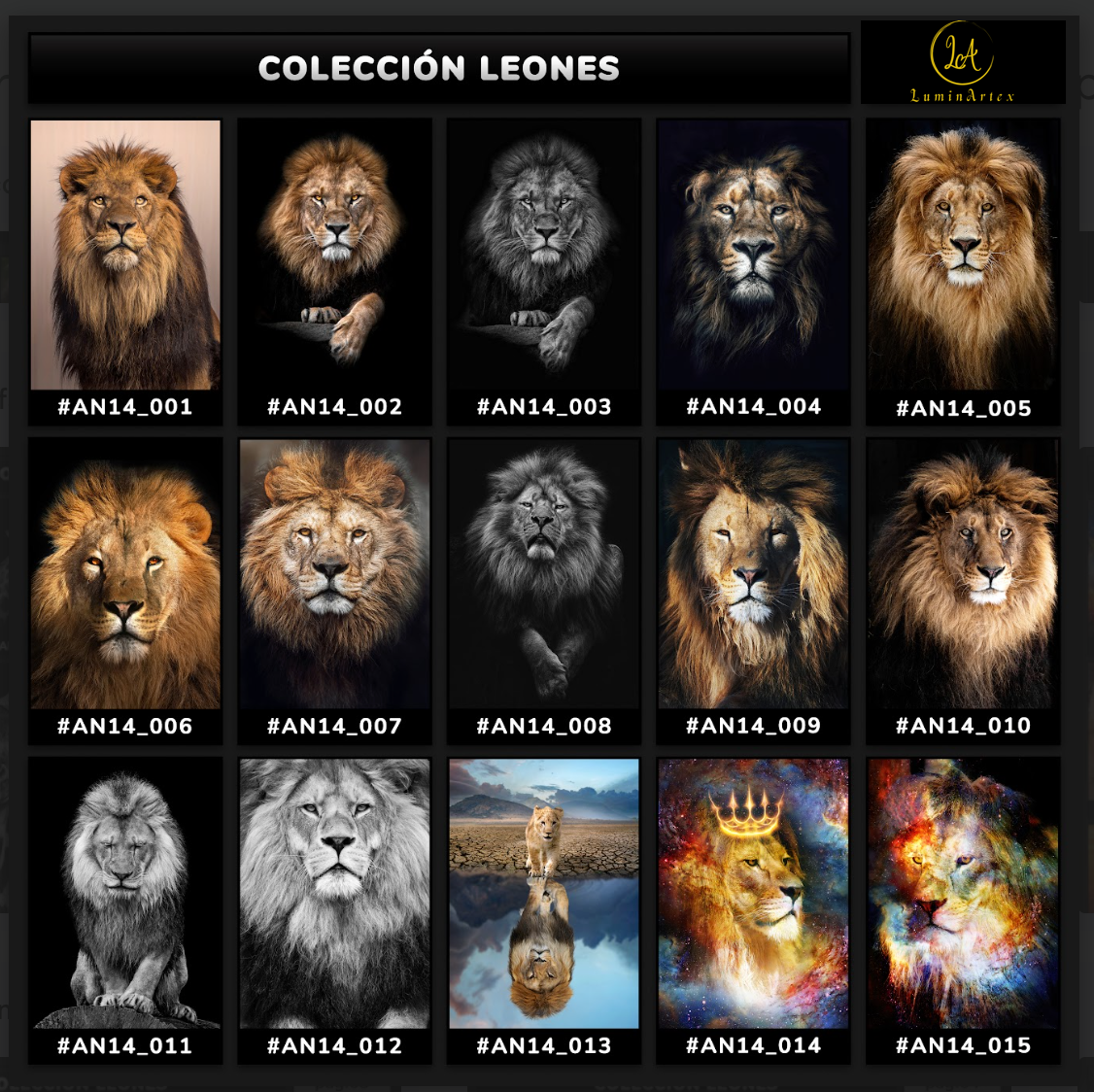 Catálogo Leones