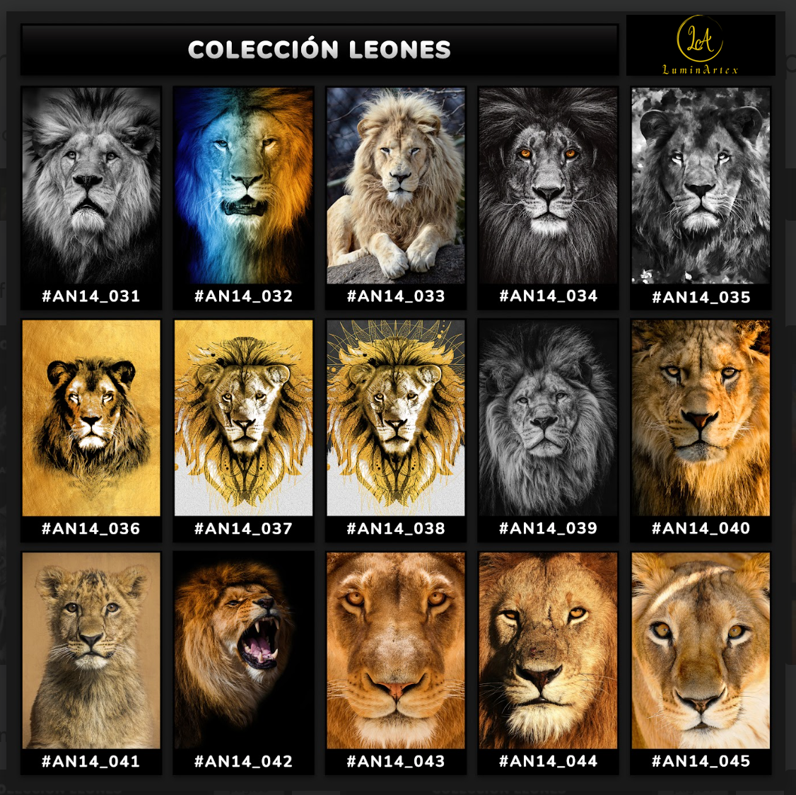 Catálogo Leones