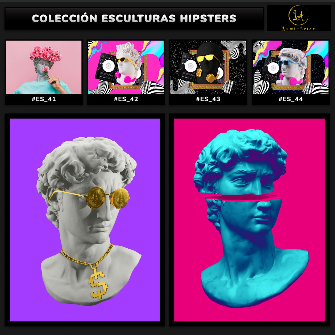 Catálogo Escultura Hipster