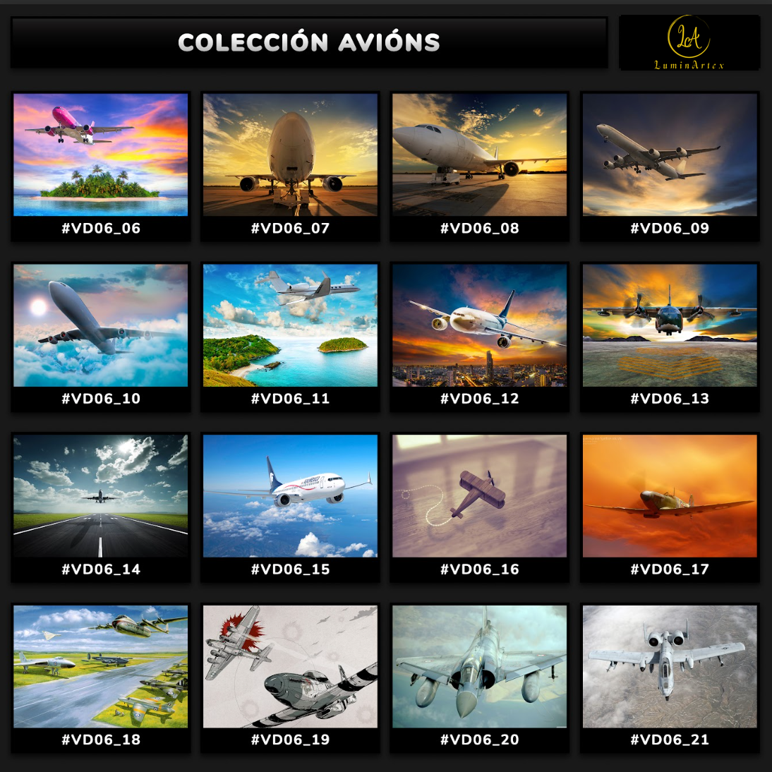 Catálogo Aviones