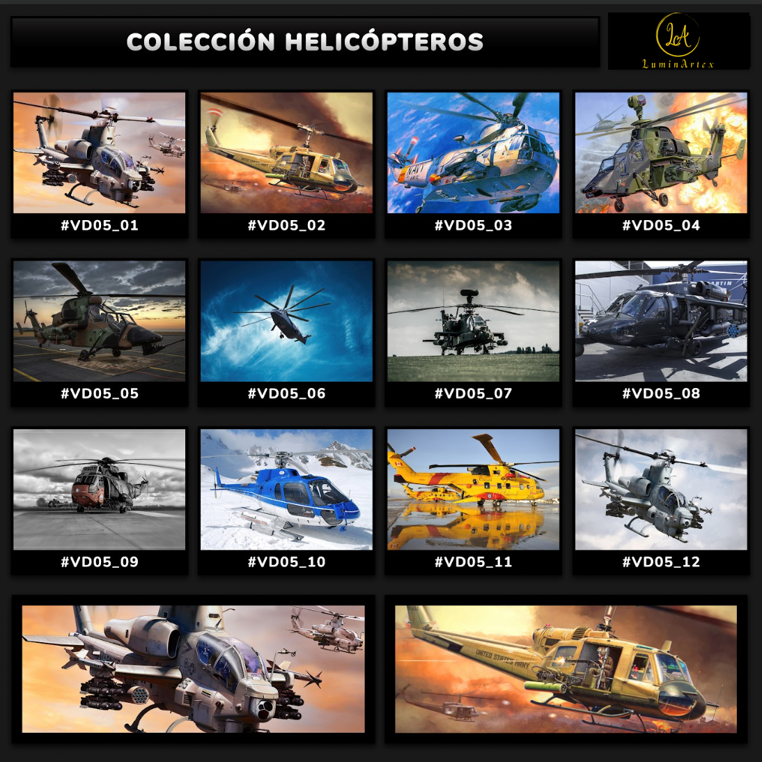 Catálogo Helicópteros