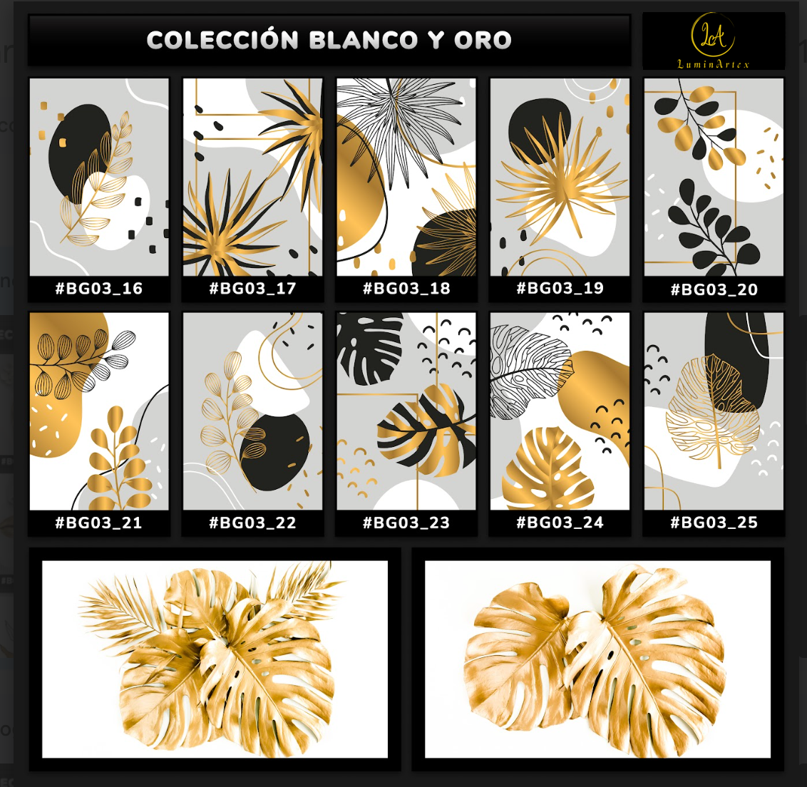 Catálogo Blanco y Oro