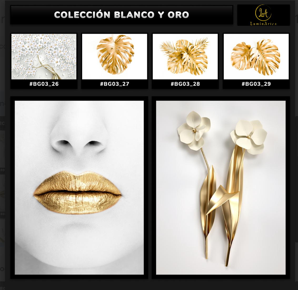 Catálogo Blanco y Oro