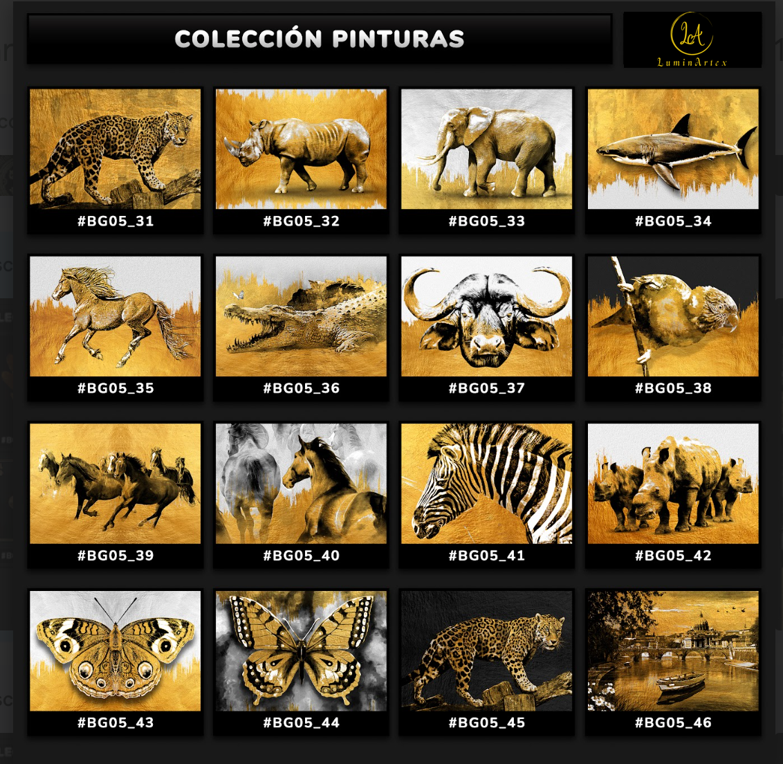 Catálogo Pinturas