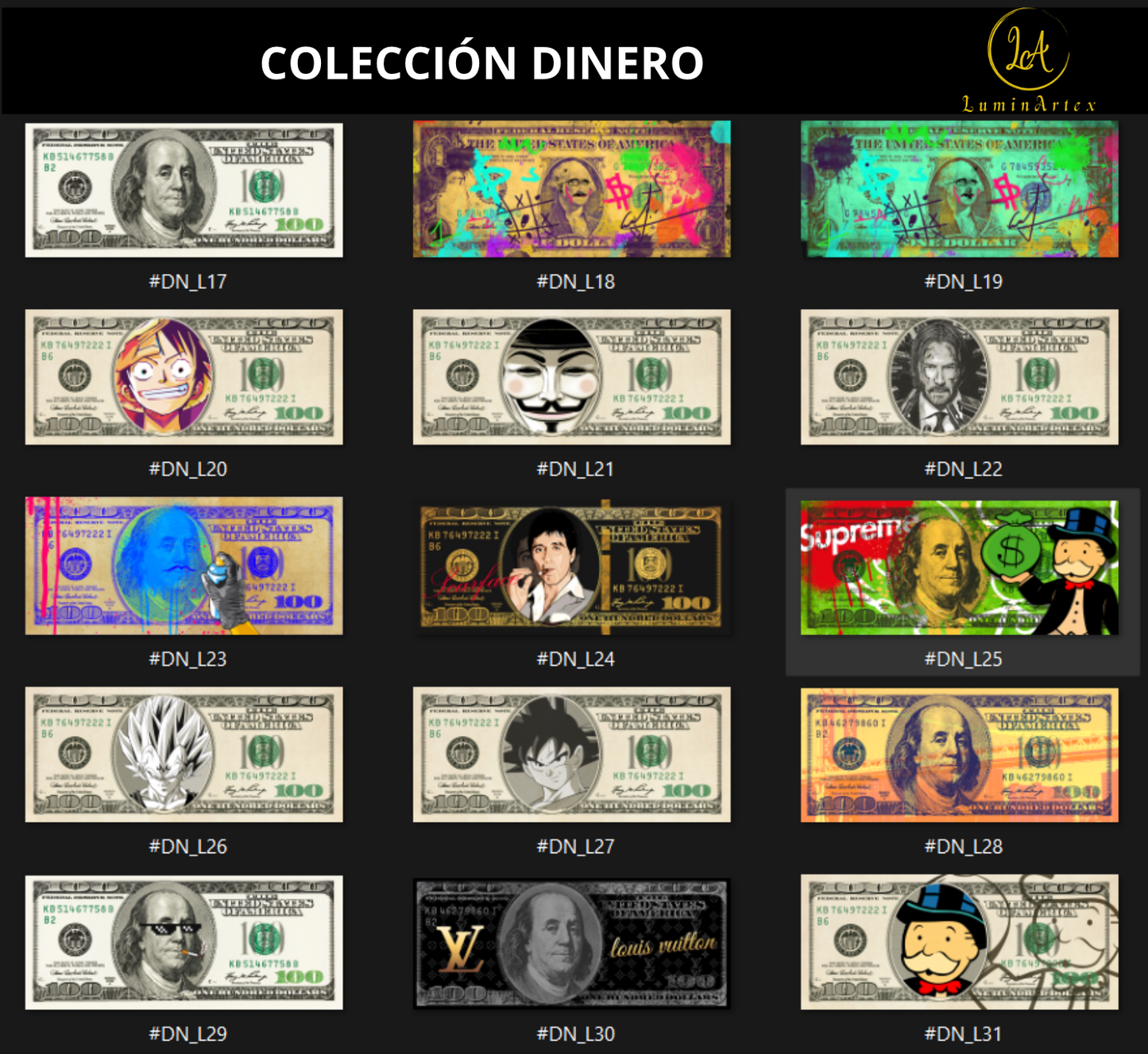 Catálogo Dinero