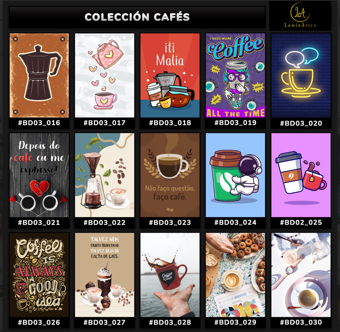 Catálogo Café