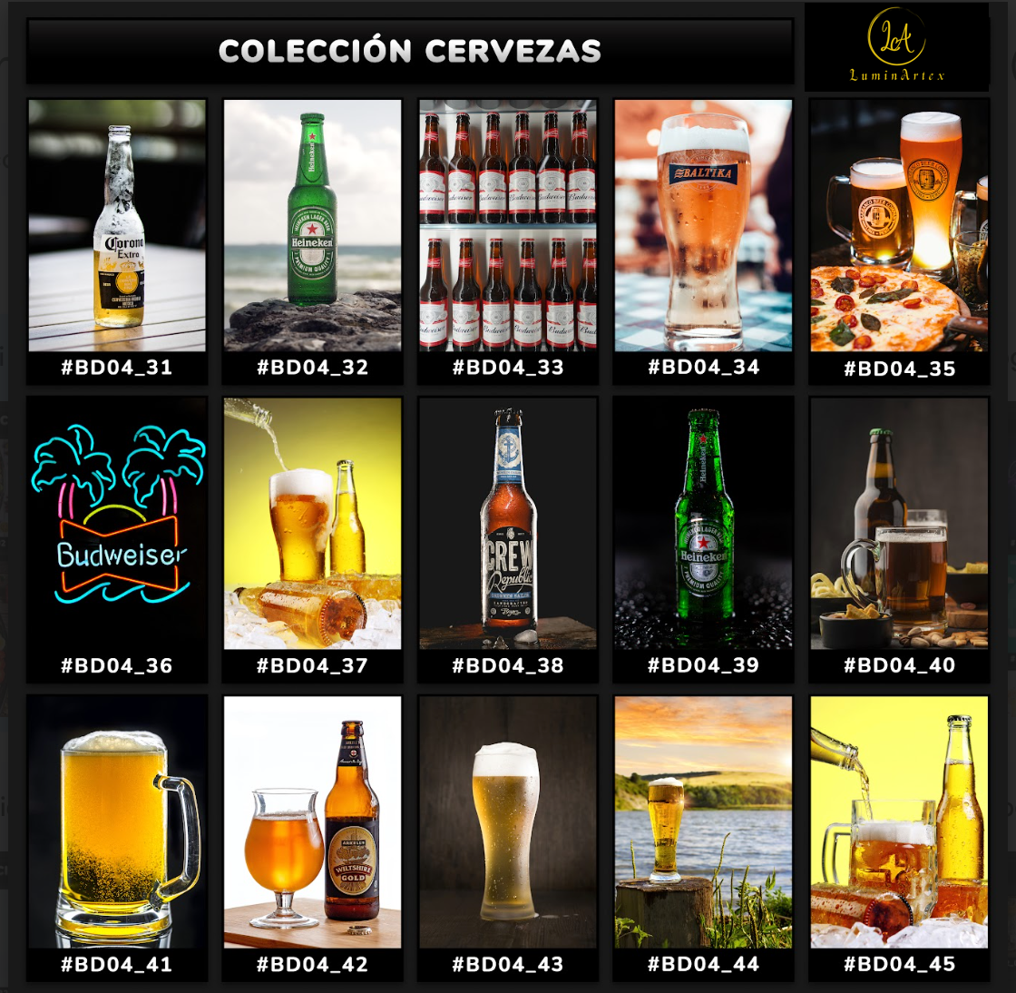 Catálogo Cerveza