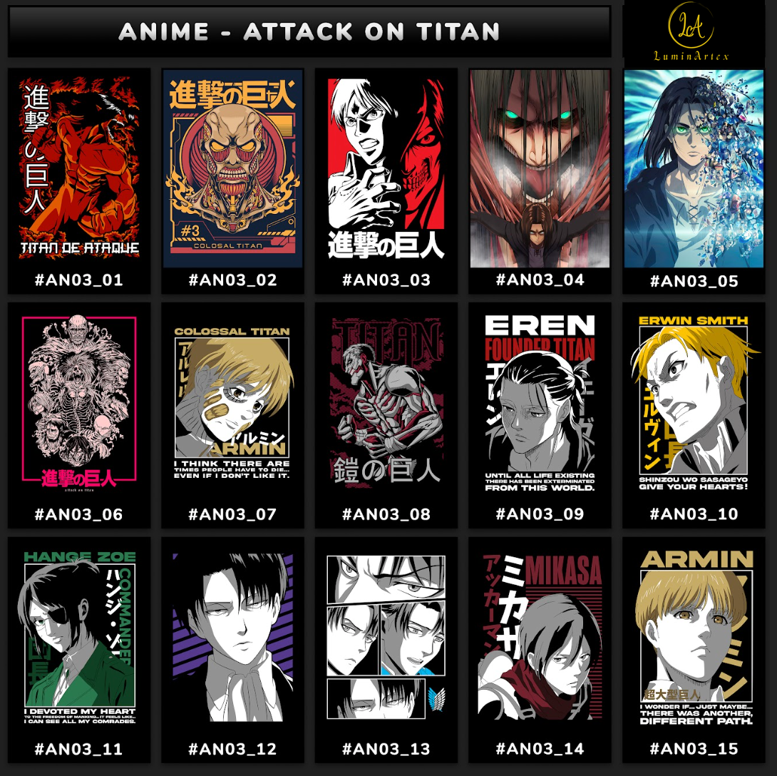 Catálogo Attack on Titan